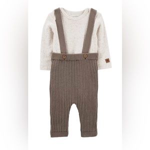 Carter’s Baby Boys and Baby Girls Bodysuit and Sweater Coveralls, 2 Piece Set